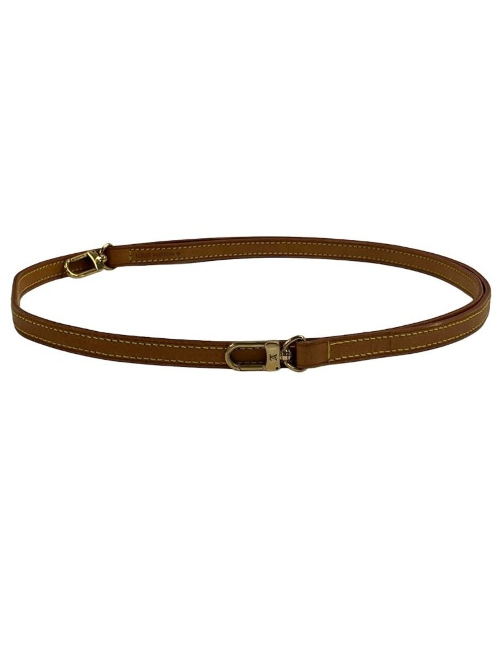 Louis Vuitton Shoulder Strap Vachetta Leather Natural
